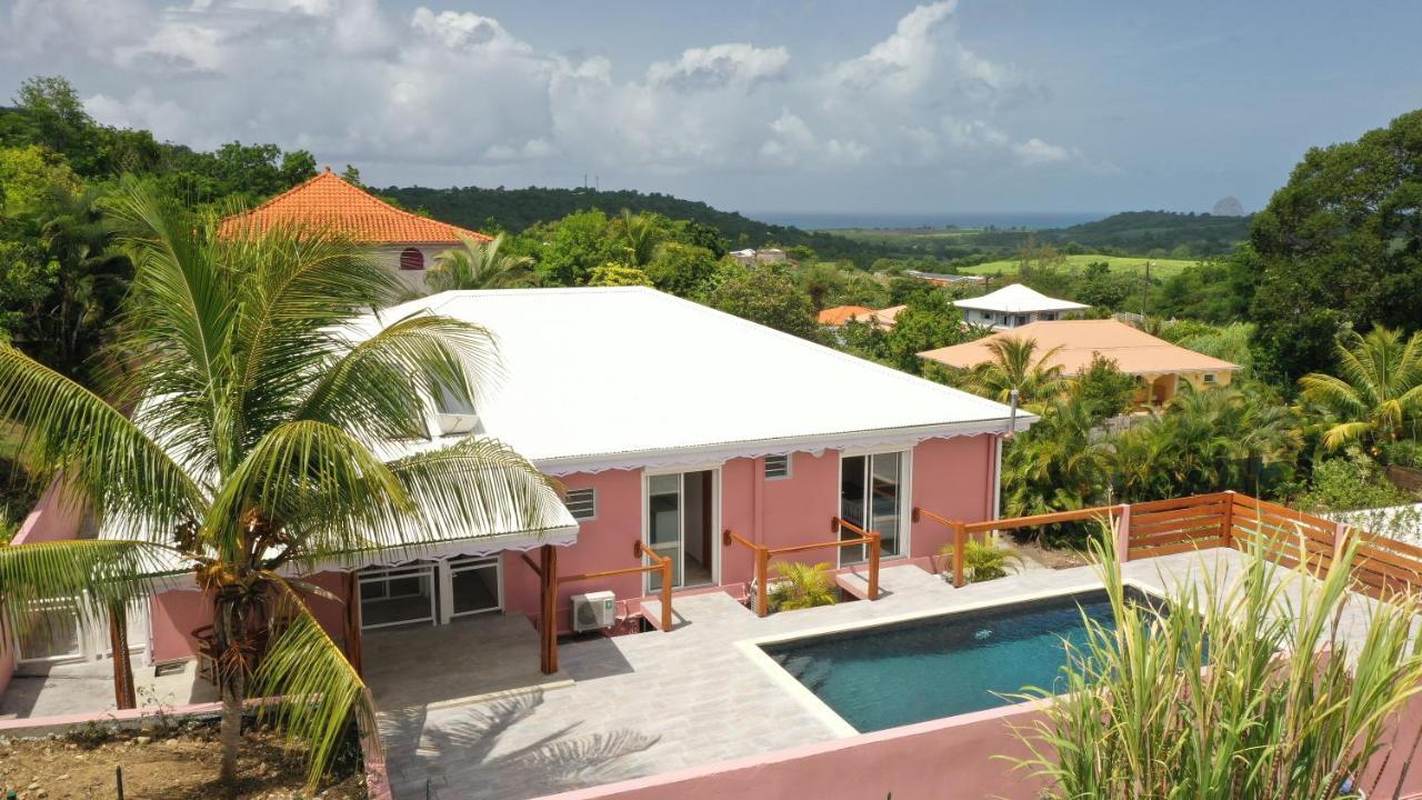 Villa Avec Piscine, Vue Sur Mer, Rocher Du Diamant Sainte-Luce Luaran gambar