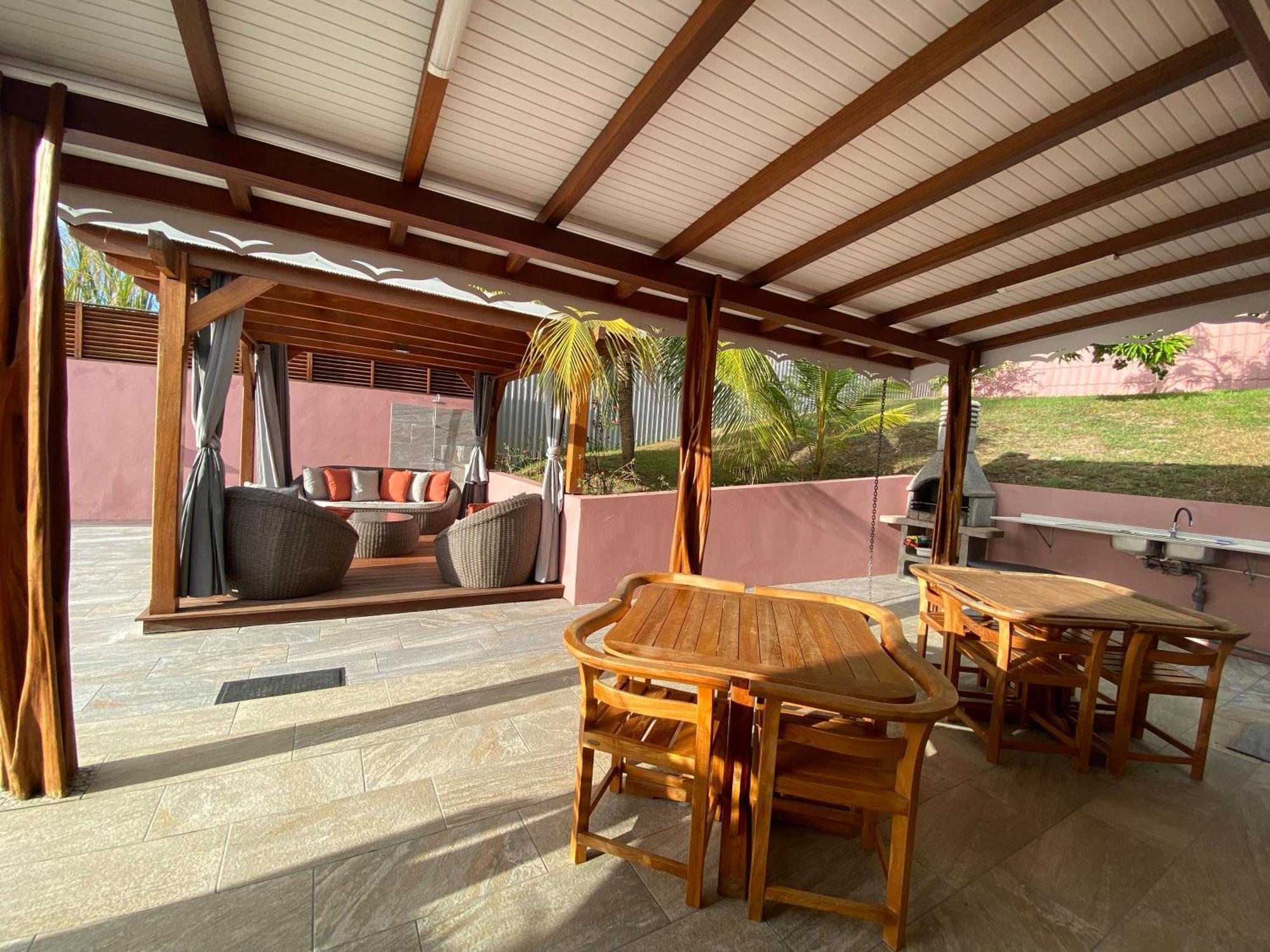Villa Avec Piscine, Vue Sur Mer, Rocher Du Diamant Sainte-Luce Luaran gambar